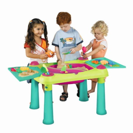 Dětský stolek Keter Creative Fun Table zelený / fialový, 231587