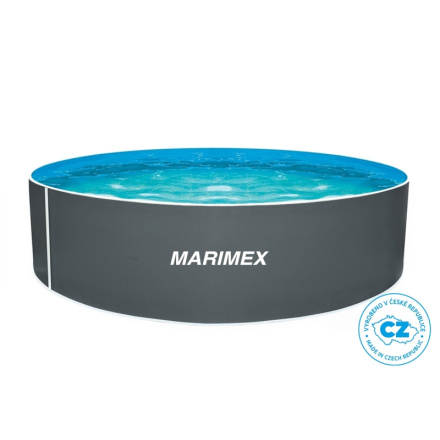 Bazén Marimex  Orlando 3,66 x 0,91m ŠEDÝ + skimmer Olympic (bez hadic a schůdků) , 10340217