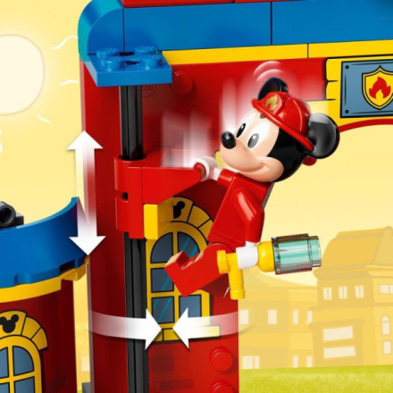 Stavebnice Lego Hasičská stanice a auto Mickeyho a přátel , 2210776