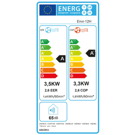 Klimatizace G21 Envi 12H mobilní s vytápěním, do 40m2, WiFi, Envi 12H