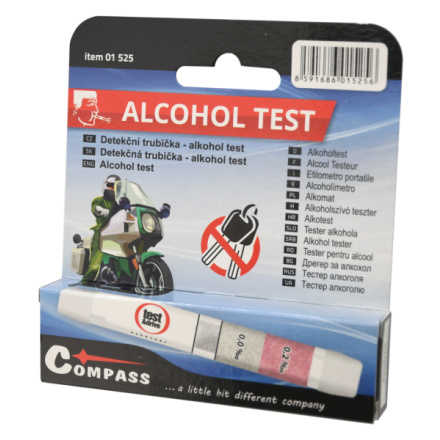 Detekční trubička - alkohol test, 01525