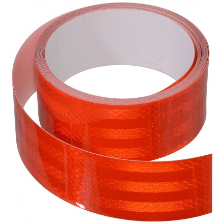 Samolepící páska reflexní 1m x 5cm červená, 01540