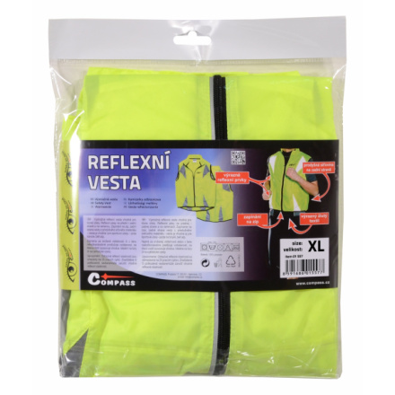 Vesta XL reflexní žlutá S.O.R., 01557