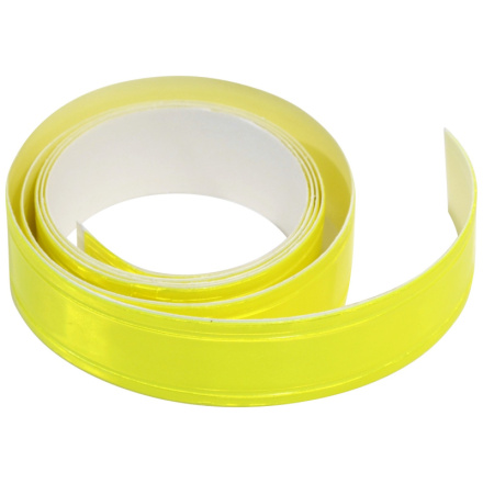 Samolepící páska reflexní 2cm x 90cm žlutá, 01584