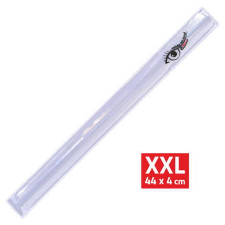 Pásek reflexní ROLLER XXL 4x44cm S.O.R. stříbrný, 01693