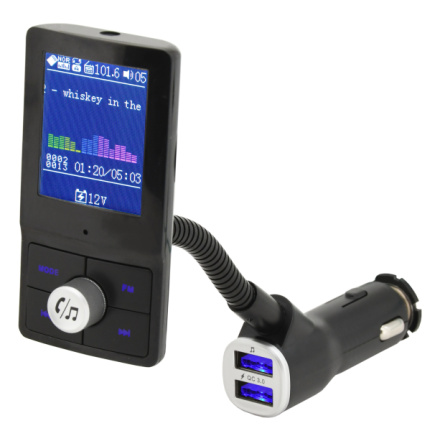 Hands free FM transmitter LCD COLOR, 07722