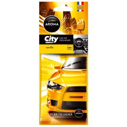 Osvěžovač AROMA CAR CITY VANILLA, am92669