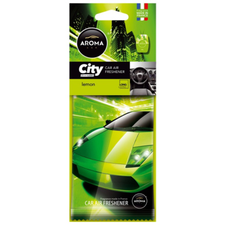 Osvěžovač AROMA CAR CITY LEMON, am92714