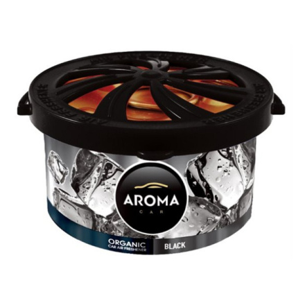 Osvěžovač AROMA CAR ORGANIC 40g BLACK, amFAL038