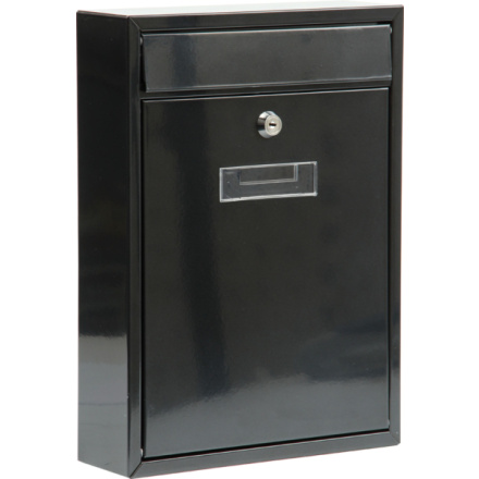 Poštovní schránka 360x260x80mm černá, TO-78555