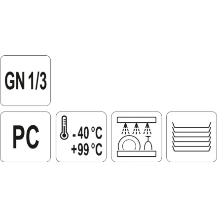 Dno do gastronádoby PC GN 1/3, YG-00462