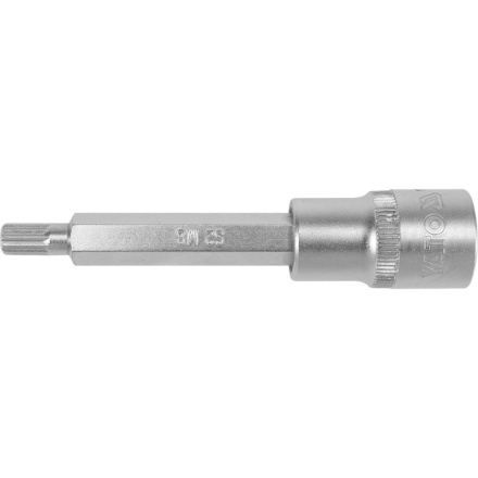 Nástavec prodloužený 1/2" bit vícezubý M8, YT-04352