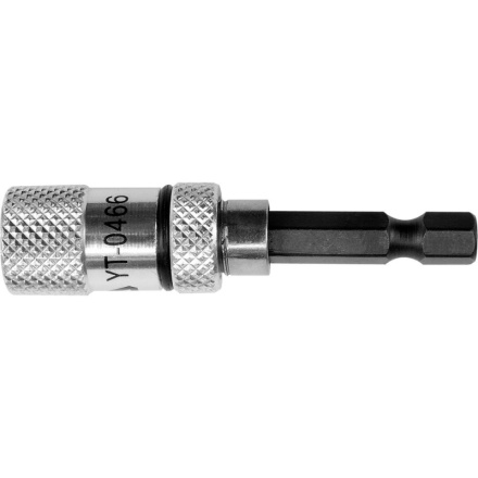 Držák do vrtačky 1/4" 60 mm magnetický, YT-0466