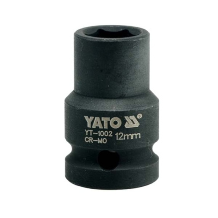 Nástavec 1/2" rázový šestihranný 12 mm CrMo, YT-1002