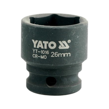 Nástavec 1/2" rázový šestihranný 26 mm CrMo, YT-1016