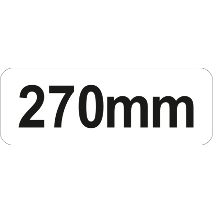 Kultivátor 3 zuby 270 mm chrom, YT-8890