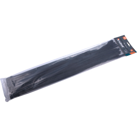 pásky stahovací na kabely černé, 540x7,6mm, 50ks, nylon PA66 8856172