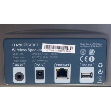 MAD-LINK100 Madison Wifi internetové rádio 03-2-1087