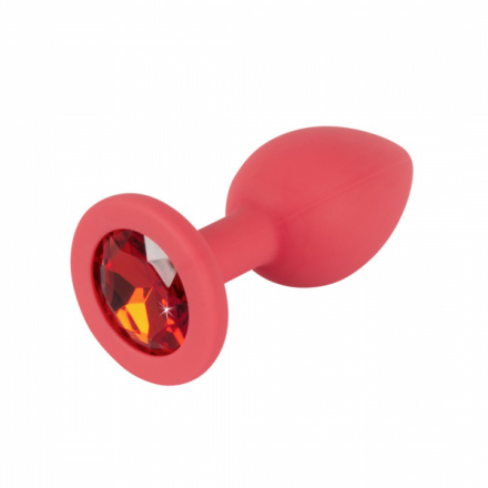 Anální kolíček Colorful Joy Jewel Red Plug sm, 05171270000