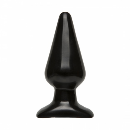 Černý anální kolík Butt Plug Smooth L, 3000003092