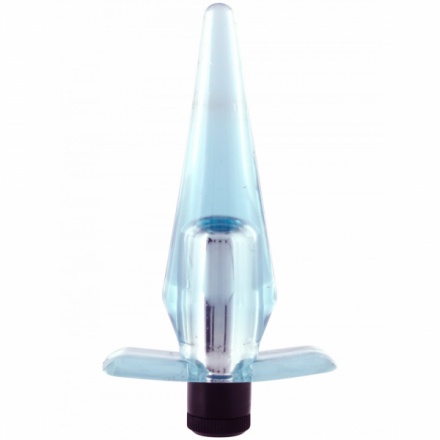 Modrý vibrační anální kolík Compact Vibrating Buttplug, 3000007176