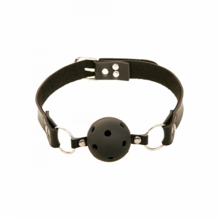 Černý roubík Breathable Ball Gag, 3000007802