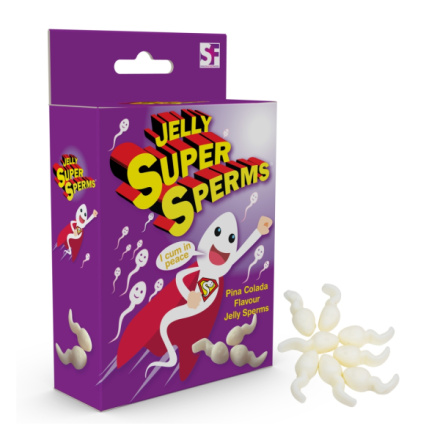 Bonbóny ve tvaru spermie Jelly Super Sperms, 37037