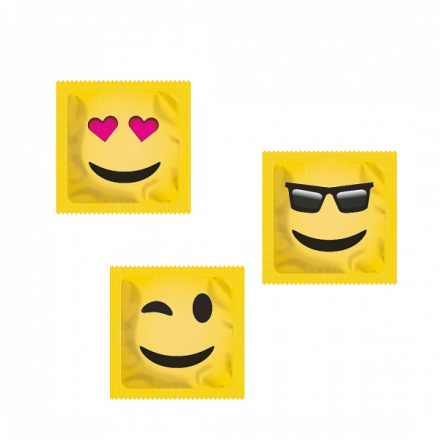 Kondom Exs Emoji 1 ks, EXSEmoji