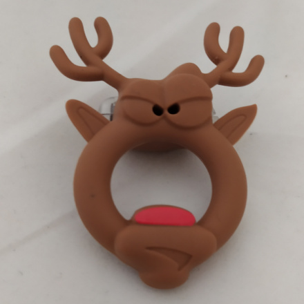 Vibrační erekční kroužek The Red Nosed Reindeer, SLI169