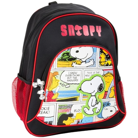 Snoopy školní batoh černá (Rozměr:40x32x16 cm) 4928