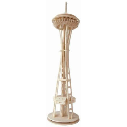 WOODEN TOY , WCK 3D puzzle Space Needle v Seattlu 111527