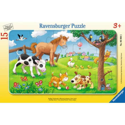 RAVENSBURGER Puzzle Roztomilí kamarádi 15 dílků 111930