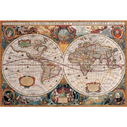 EUROGRAPHICS Puzzle Antická mapa světa 2000 dílků 114938