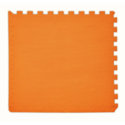 BABY Pěnový koberec tl. 2 cm - oranžový 1 díl s okraji 115469
