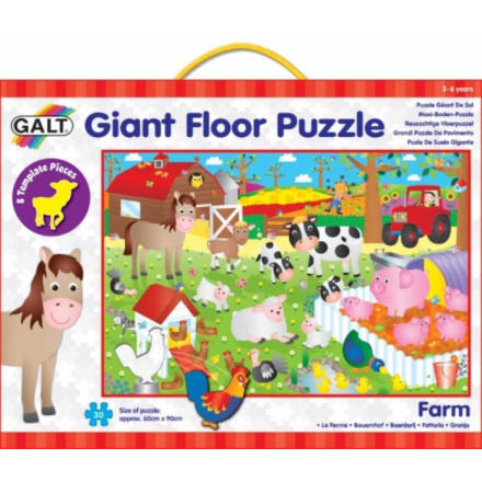 GALT Obří podlahové puzzle Farma 30 dílků 115649