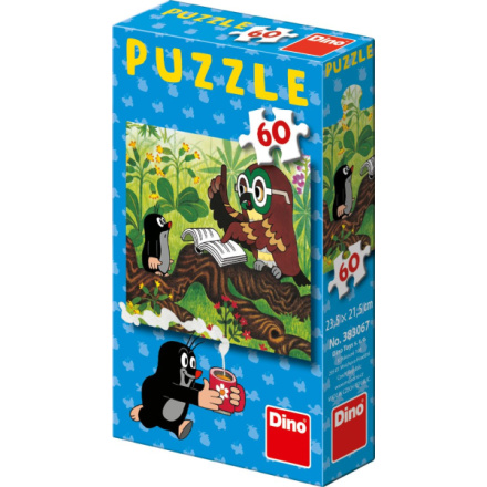 DINO Puzzle Krtek a moudrá sova 60 dílků 115837