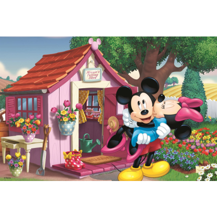 TREFL Puzzle Mickey a Minnie na zahradě 60 dílků 116074