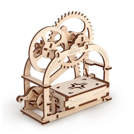 UGEARS 3D puzzle Mechanická krabička 61 dílků 116129