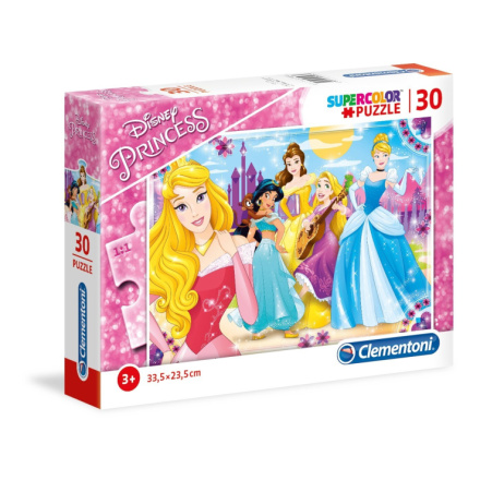 CLEMENTONI Puzzle Disney princezny 30 dílků 116255