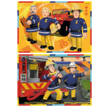 RAVENSBURGER Puzzle Požárník Sam v akci 2x12 dílků 116451