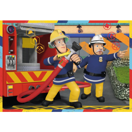 RAVENSBURGER Puzzle Požárník Sam v akci 2x12 dílků 116451