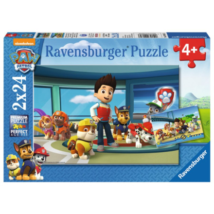 RAVENSBURGER Puzzle Tlapková patrola: Čmuchalové 2x24 dílků 116466