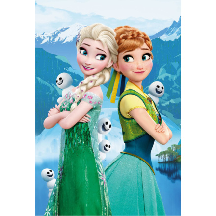 DINO Puzzle Disney pohádky: Anna a Elsa 54 dílků 117095