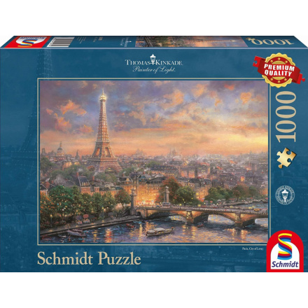 SCHMIDT Puzzle Paříž, město lásky 1000 dílků 117202