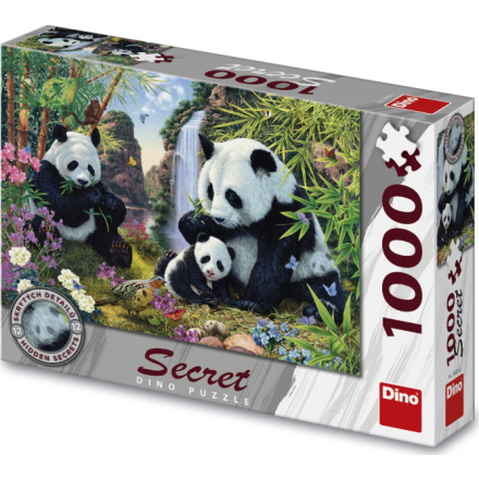 DINO Puzzle Secret Collection: Pandy 1000 dílků 117288