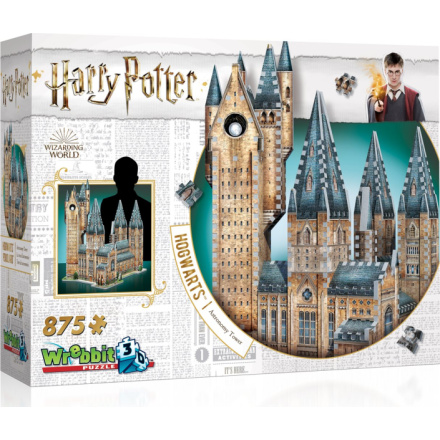 WREBBIT 3D puzzle Harry Potter: Bradavice, Astronomická věž 875 dílků 117322