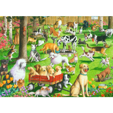 RAVENSBURGER Puzzle Psí park XXL 500 dílků 118074