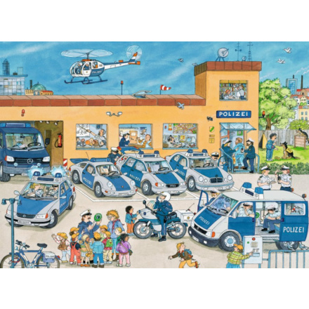RAVENSBURGER Puzzle Policejní stanice XXL 100 dílků 118988