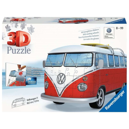 RAVENSBURGER 3D puzzle Autobus Volkswagen T1 162 dílků 119072