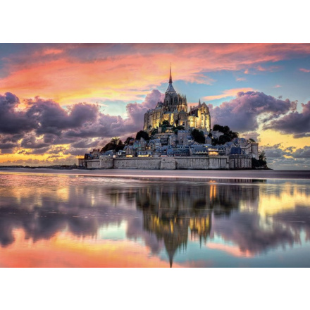 CLEMENTONI Puzzle Magický Mont Saint-Michel, Francie 1000 dílků 119199